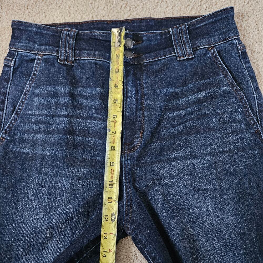 Judy Blue High Waist Trouser Wide Leg Denim Jeans 11 / 30 - Picture 7 of 9